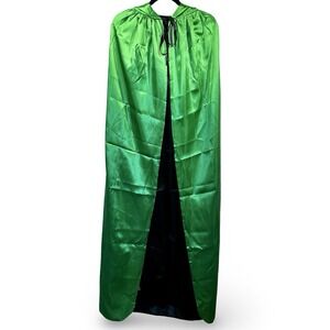 Crizcape‎ Reversible Satin Hooded Cape Witch Warlock Superhero Fairytale